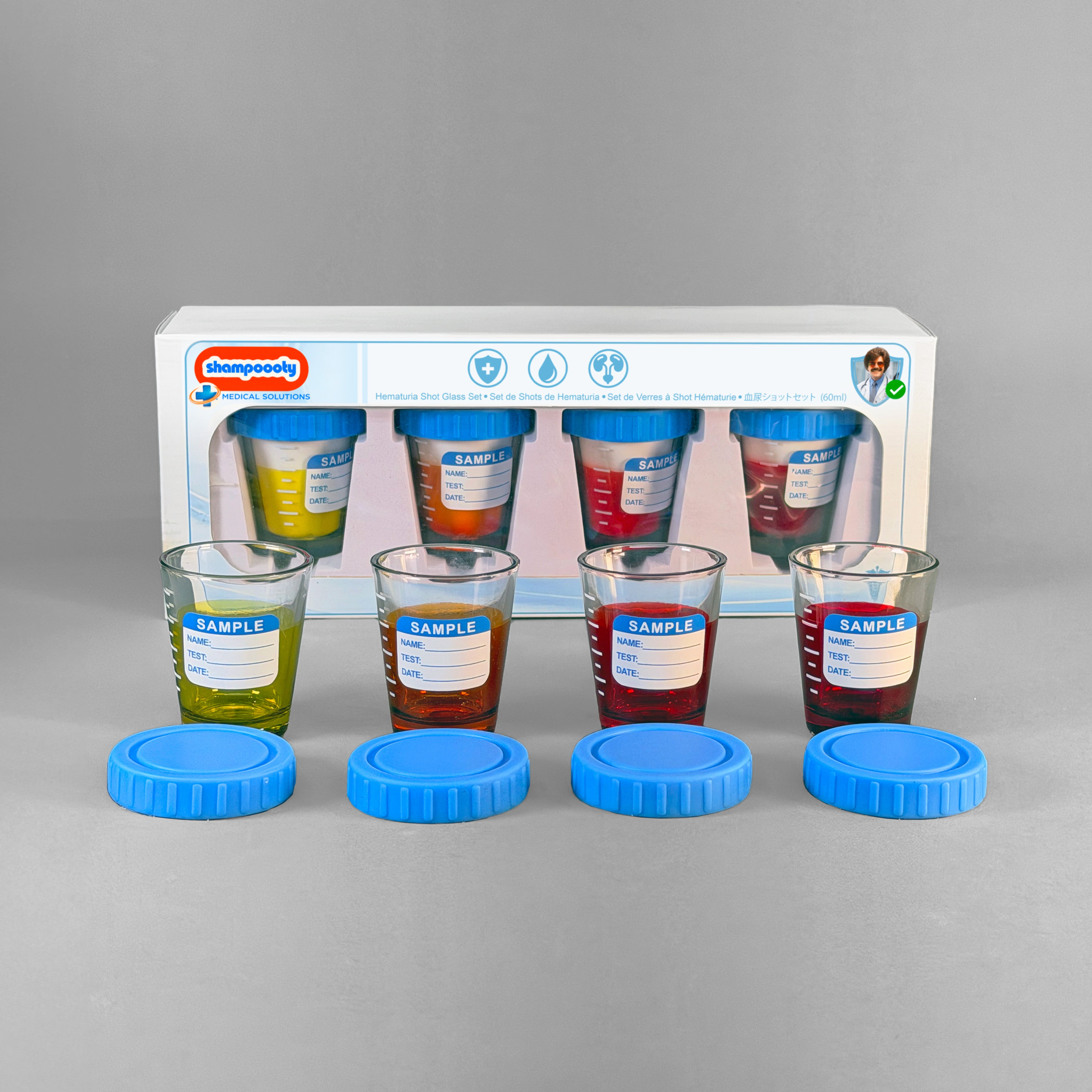 Hematuria Shot Glass Set